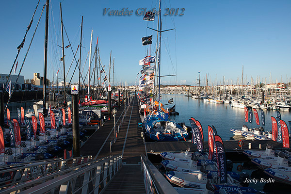 Vendée Globe 2012 une vue des pontons avant le départ