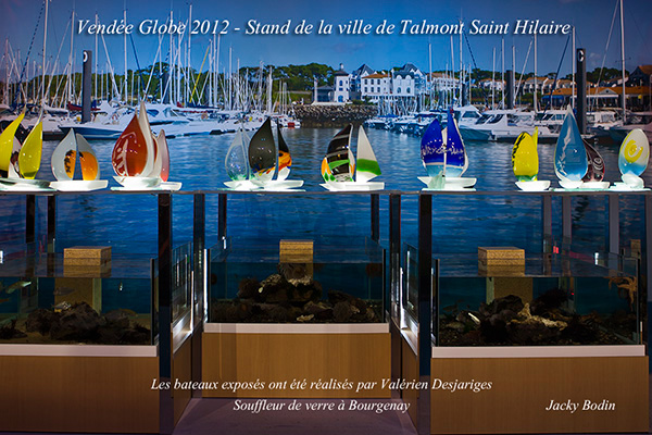 Venddée globe 2012 - le stand de Talmont Saint Hilaire